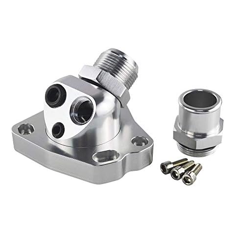 DishyKooker Swivel Neck Thermostat Housing for K Series K20 K24 Radiator Hose K Swap Cover