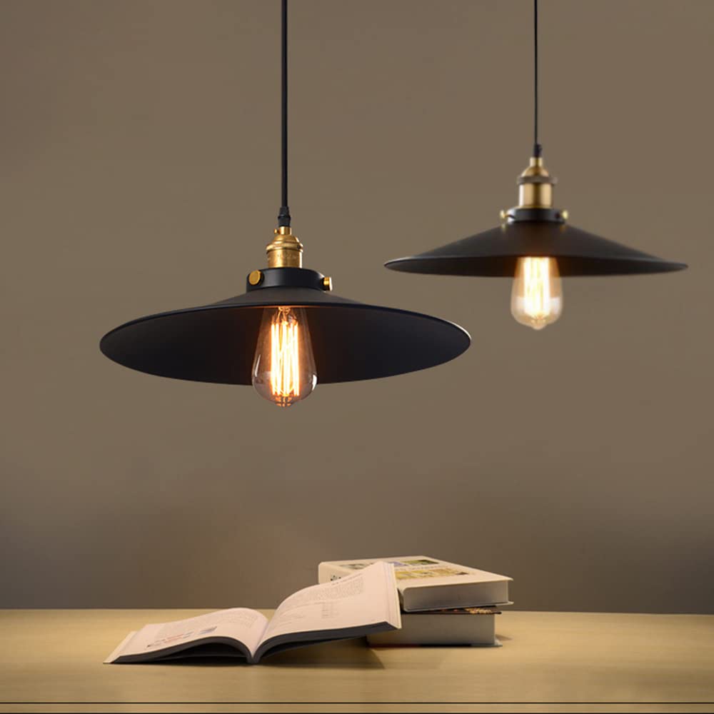 Plafoniera da Camera da Letto 18 Pollici Lampadario Nero Cerchio LED Anello Lampada a Sospensione Rotonda Illuminazione lineare Bianca per Camera da Letto Soggiorno Sala da Pranzo Caldo