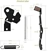 fascinatte 532151785 Arm Bracket Roller Cam Kit for AYP/Husqvarna/Craftsman 42" Mower Deck LT1000 LT2000 Included 532184907 131335 532155046