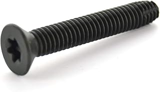 5/16-18 x 1 1/4 Flat Head Floorboard Thread Cutting Screws (100 pcs) Type F, (Star - Six Lobe Drive), Black Phosphate Finish, Countersunk, T-40 Drive (Carton: 100pcs) Alloy Steel