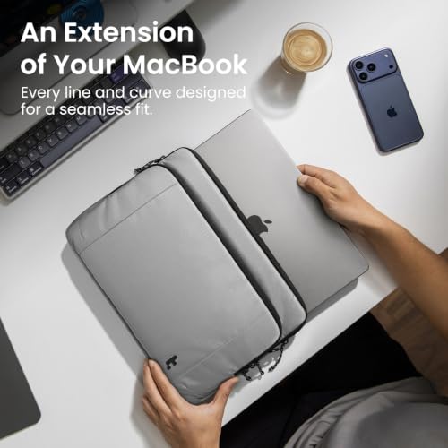 Image of tomtoc 360 Protective Laptop Case for 16-inch New MacBook Pro M5 Pro /Max | 2026 A3428 A3429, M4 /M3 /M2 /M1 A3403 A3186 A2991, Water-Resistant Laptop Sleeve Bag with CornerArmor, Fits Dell XPS 16