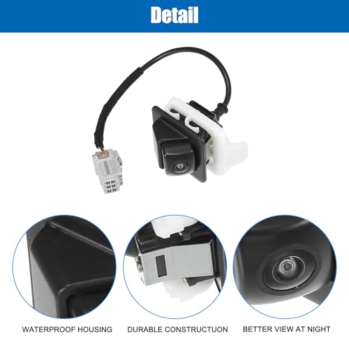 Image of ACROPIX Car Rear View Back Up Camera Wide Angle Park Assist Reverse Camera Fit for Kia Forte Sedan No.95760A7000 /95760-A7000 - Pack of 1