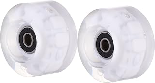 Toddmomy 2pcs Roller Roller Skating Wheel Skateboarding Accessories Skateboard Roller Skating Shoes Luminous Roller Skating Wheel Light up Skateboard Wheels Skateboard Accessories