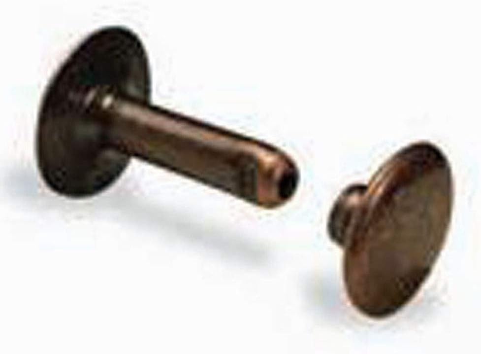 Tandy Leather Rapid Rivets Medium Antique Copper Nickel Free Plate 100/pk 1273-14
