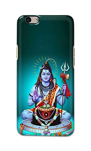 Image of PRINTFIDAA Printed Hard Back Cover Case for Oppo F1s | Oppo A59 Back Cover (Lord Shiva) -1803