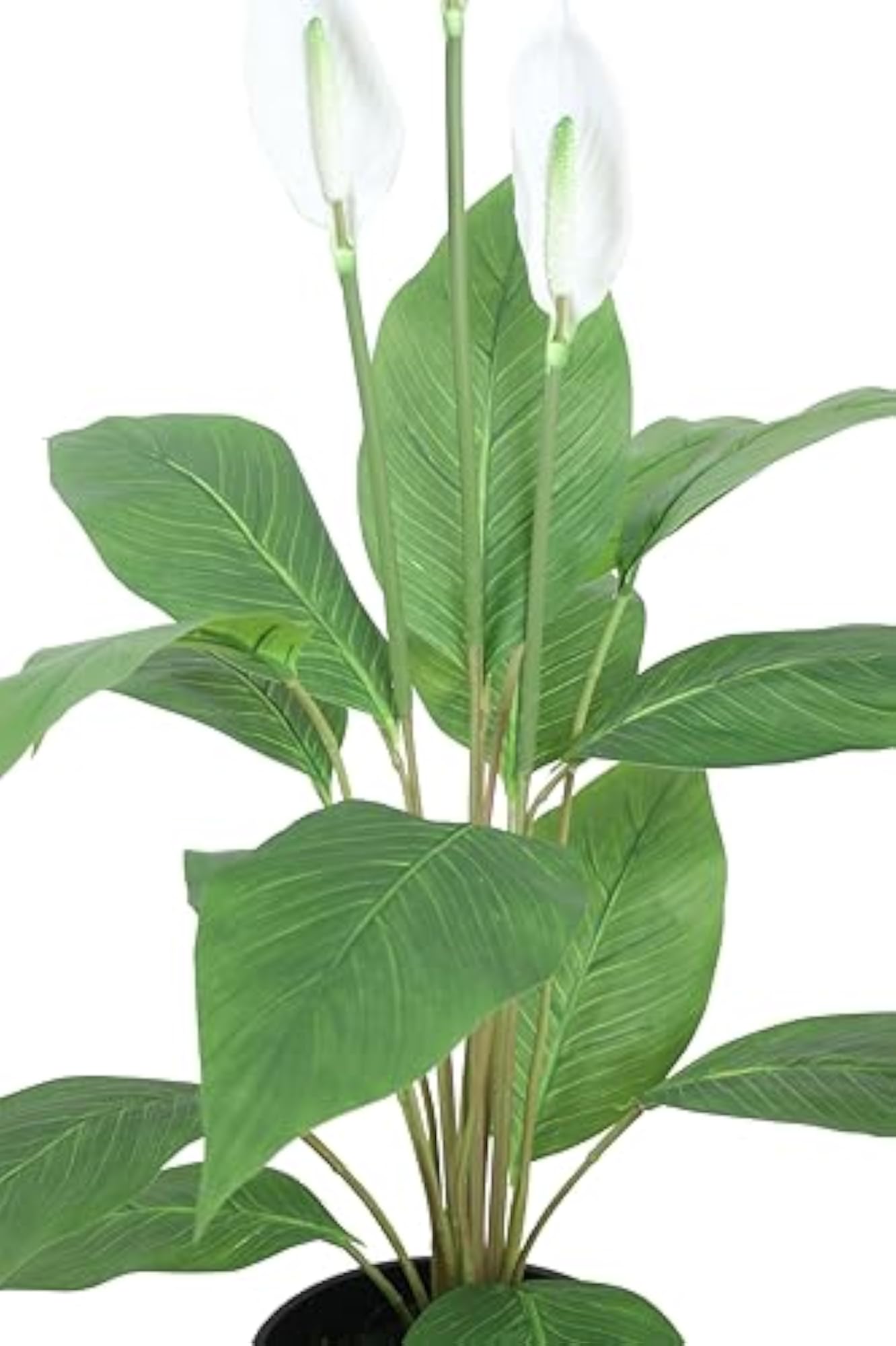 Artificial Peace Lily Plant for Home Decor, 95 cm Tall