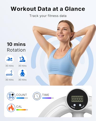 MERACH Infinity Hoop Arm Trainer, Rotating Wrist and Forearm Trainer (White) - image 3
