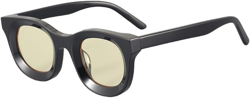 Vintage Black Retro Sunglasses Frame for Men Women UV400 Outdoor Men's Eyeglasses 148mm