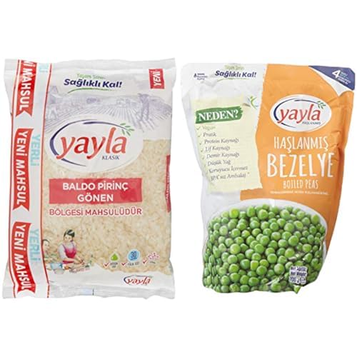 Yayla Baldo Pirinç 1 Kg & Haşlanmış Bezelye 700 Gr
