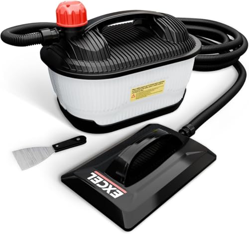 Excel Electric Wallpaper Steamer Stripper 2000W 240V ~ 50Hz - 4.5 Liter Water Tank Capacity - 3 Meter Hose Length - 10 min Steamp time, Wall Paper Stripper