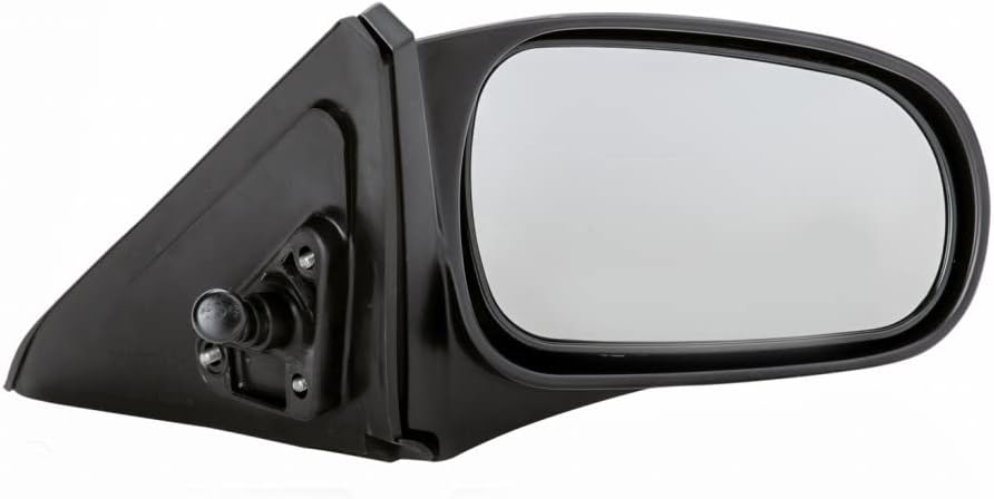 For Honda Civic 1996 1997 1998 1999 2000 Door Mirror Driver Side | Manual | Remote | Coupe/Hatchback | Textured | Replacement For 76250-S00-A05 | HO1320122