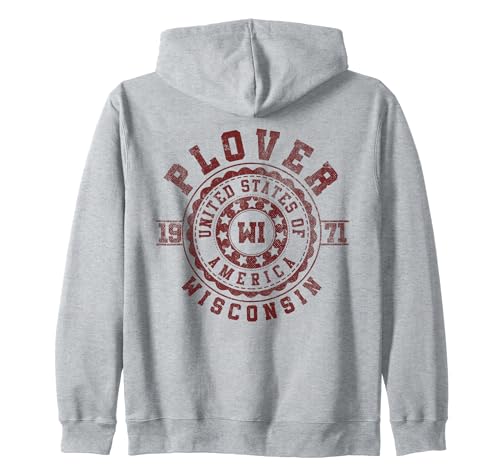 Plover WI | Wisconsin Sudadera con Capucha
