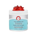 First Aid Beauty - Facial Radiance Pads with Glycolic & Lactic Acids, Daily Exfoliating Pads with AHA, Visibly Smaller Pores, Help Tone & Brighten Skin, One-Step Makeup Prep, Compostable, 60