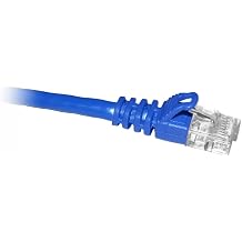 ENET Cat6 Blue 1 Foot Patch Cable with Snagless Molded Boot UTP Network Patch Cable RJ45 to RJ45-1Ft