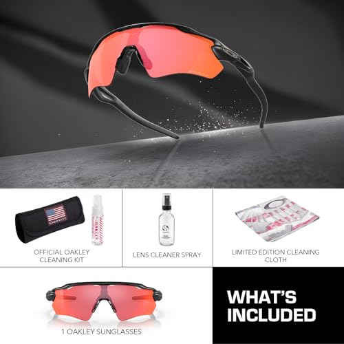Image of Oakley RADAR EV PATH OO9208 Shield Shape Sunglasses With Official Eyewear Kit