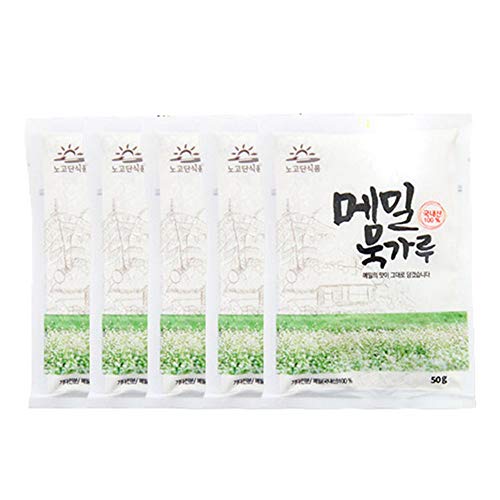 Gomine Korean Buckwheat Jelly Powder, 50G, Korean Traditional Everyday Food With High Protein, Easy To Make, Compact Package, Pack Of 5, 메밀묵가루 #TOP19