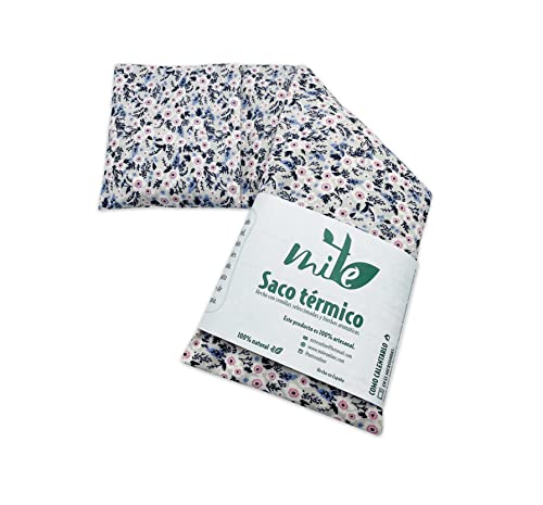 Saco térmico de semillas y lavanda con funda (50cm x 16cm) (Sakura)