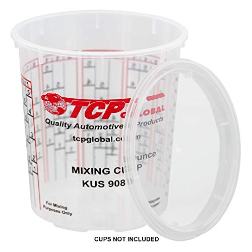 Image of Custom Shop Paint Mixing Cup Lids Only, Box of 50, 1 /2 Pint Size,Lids Only