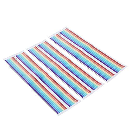 3 pçs Colorul Fosco Acabamento de Borda Adesivo Autoadesivo Linha da Cintura Adesivo de Parede para