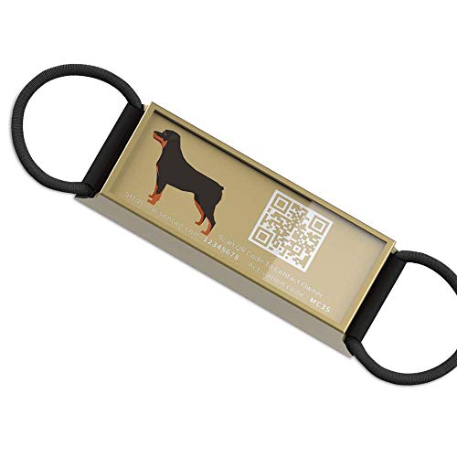 DISONTAG Smart PET ID TAG with QR Code, Personalized Funny Dog ID TAG,Storing&Showing