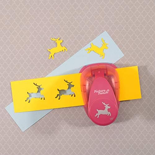 Vaessen Creative 21440-011 Craft Paper Punch Large, Deer, for DIY Projects, Scrapbooking, Card Making and More, Multi-Colour, 9.7 x 6.8 x 5.8 cm