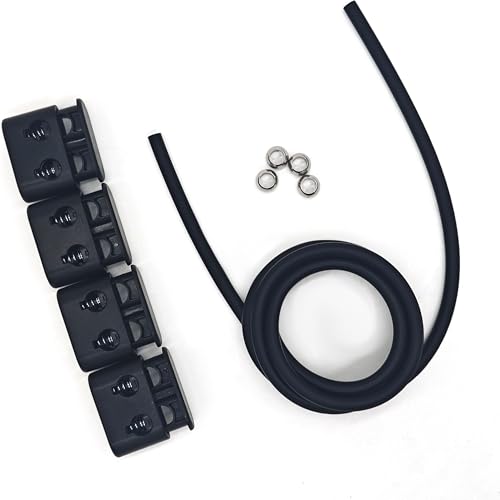 Conductive Rubber Tube Hose Black Silicone Pipe 6x1.5mm Industrial Rubber Tubing, No Static Electricity