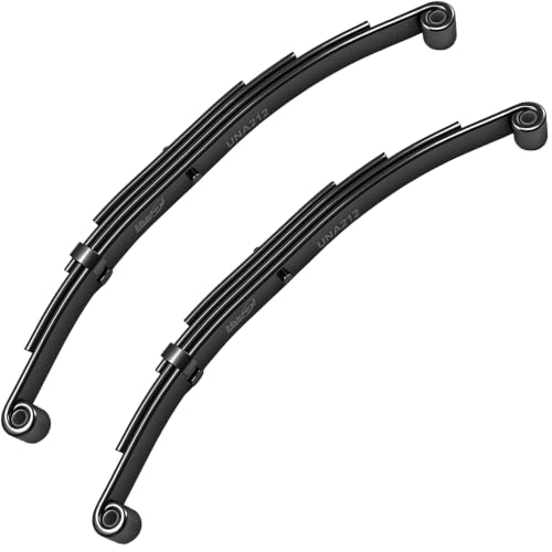 Dreamdragon 4-Leaf Double Eye Trailer Spring Set, 1,750 lbs per spring