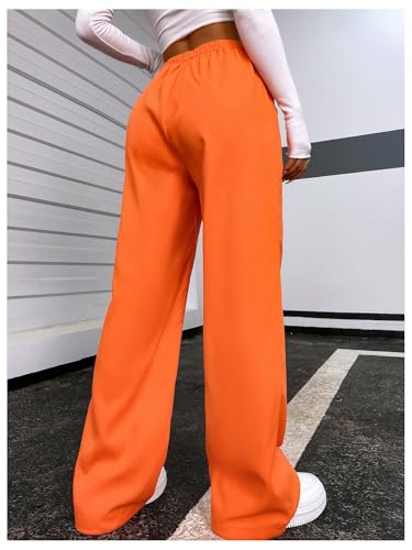 SOLY HUX Women's Drawstring Straight Leg Sweatpants High Elastic Waist Pants with Pockets Streetwear2