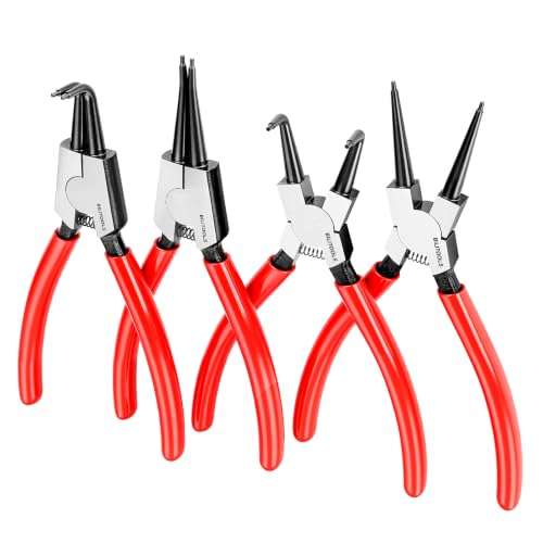 BILITOOLS 4PC 9" Internal & External Snap Ring Pliers Set