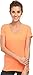 adidas Performance Women's Boyfriend Stretch Tee, Flash Orange S15/Light Flash Yellow S15/Light Flash Yellow S15, Large