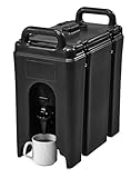Cambro 250LCD-110 250LCD110 Black 2.5 Gal. Beverage Camtainer