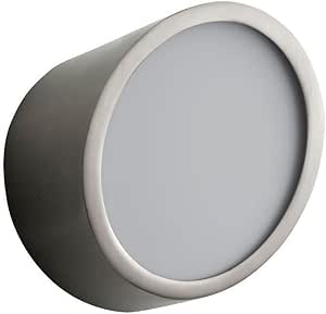 Oxygen Lighting Oxygen 3-560-24 Contemporary Modern LED Wall Sconce from Zeepers Collection in Pewter, Silver Finish, Satin Nickel