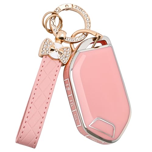 Coque Kia en TPU souple : protection clé auto avec porte-clés intégré