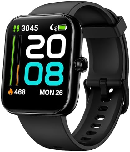 Smart Watch, 1.83" HD Touchscreen Fitness Tracker with Bluetooth ...