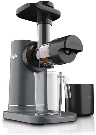Cold Press Juicer, NeverClog Powerful Compact Slow Juicer with Total Pulp Control