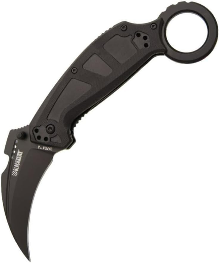 Bear & Son Cutlery BH15G3201BK Garra Iii Black Karambit Sideliner