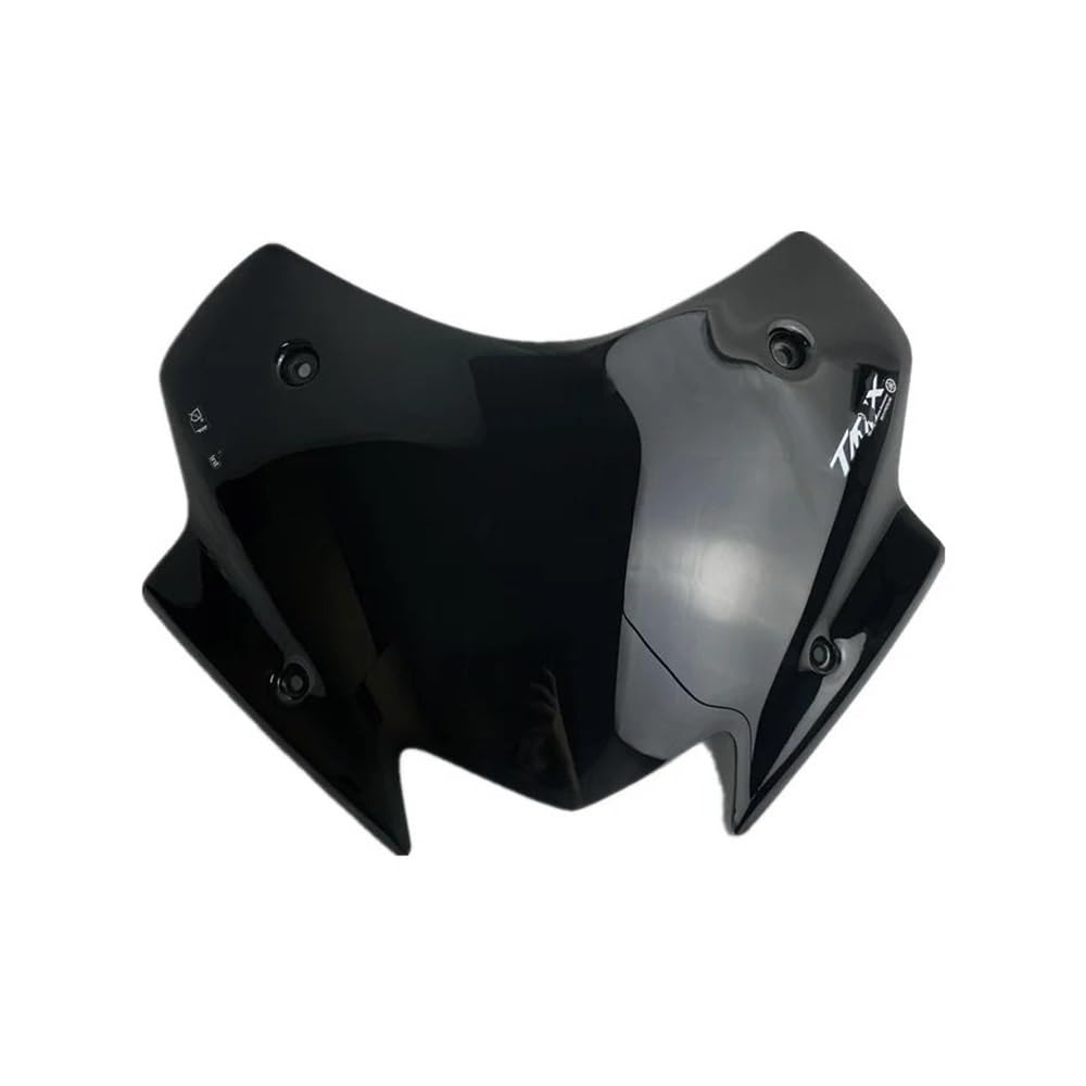 Parabrezza Moto Spoiler per T Max 530, Tmax530 2017-2019, T-Max 530, Bubble Parabrezza Vento Deflettore, Black, Policarbonato (PC), Per Motocicletta, Frontale