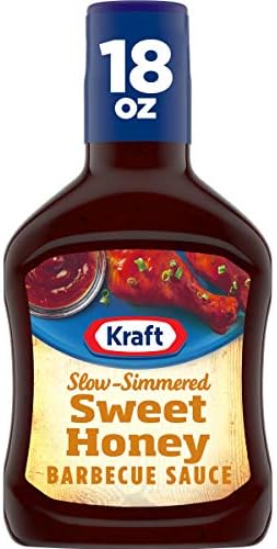 Kraft Spicy Honey BBQ Sauce - Slow-Simmered Barbecue Sauce In 18 Oz Bottle
