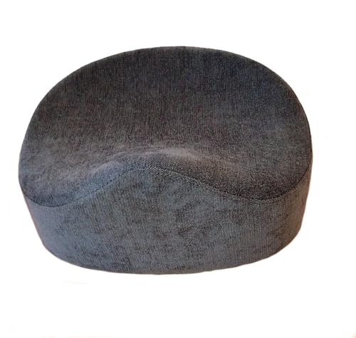 Harmony In Design Gumdrop Meditation Seat Cushion, Round, Gray