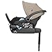Peg Perego Primo Viaggio Lounge - Reclining Rear Facing Infant Car Seat - Includes Base with Load Leg & Anti-Rebound Bar - for Babies 4 to 30 lbs - Made in Italy - Vanilla Blend (Black & Cream)