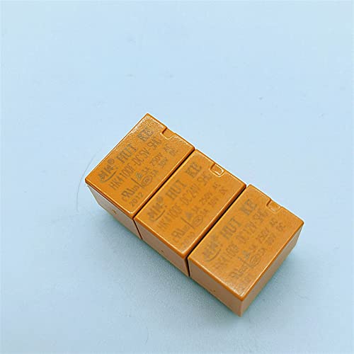 Relé HK4100F-DC5V-SHG de 6 pines mini relé de 3A para placa de circuito impreso electrónica 5 uds 6