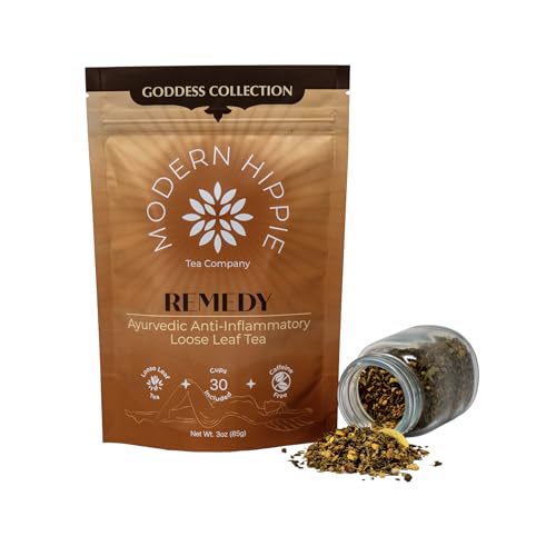 Modern Hippie - Remedy, Ayurvedic Anti-Inflammatory Loose Leaf Tea, Caffeine