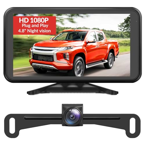 AUTO-VOX Backup Camera for Car Easy Setup Plug-Play: 4.8
