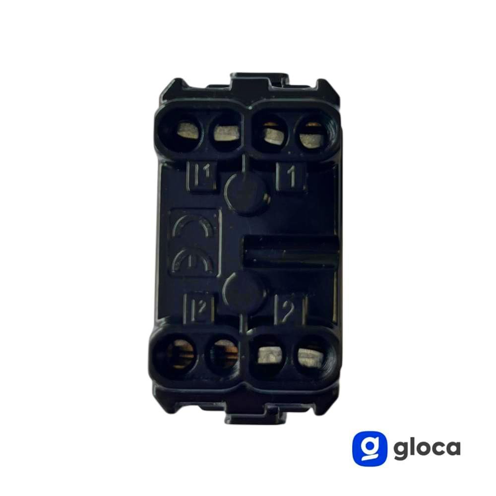 gloca Set 10 Pulsanti Doppi Saliscendi 1P+1P 10A 250V Compatibili Con Serie Matix