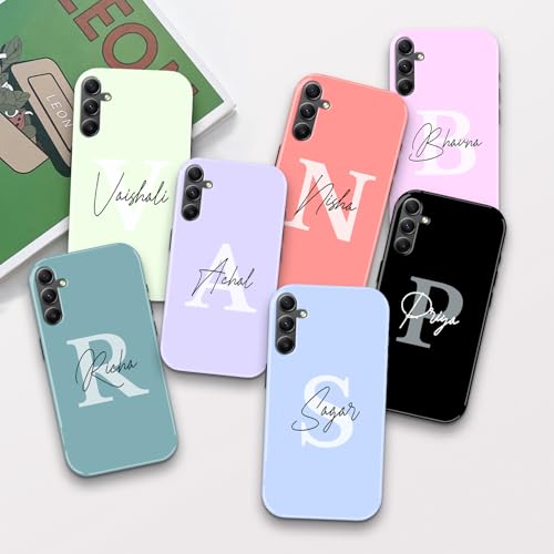 Image of COLORflow Back Cover Compatible with Samsung Galaxy A34 5G | Solid Color Customized | Glossy Armoured Bumper with Camera Protection Back Cover Compatible with Samsung Galaxy A34 5G