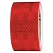 Safe Way Traction 2" x 12' Roll 3M Diamond Grade Conspicuity Solid Red Reflective Safety Tape 983-72NL