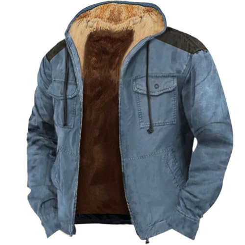 Veste rembourrée décontractée homme manteau hiver chaud à capuche parka épaisse 3XL
