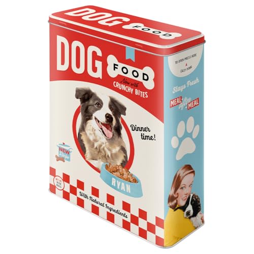 Nostalgic-Art Retro Vorratsdose XL, 4 l, Dog Food – Geschenk-Idee für Hunde-Besitzer, Aufbewahrungsbox...