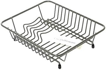 Delfinware Dish Drainer, 31.5 x 25 x 8.5 cm, Grey