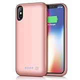 Battery Case for iPhone Xs/X, Rechargeable 6500mAh Portable Charging Case Extended Battery Pack...